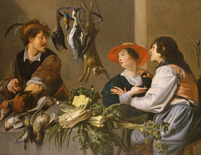 Game and Vegetable Sellers by Theodor Rombouts